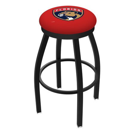 30 Blk Wrinkle Florida Panthers Swivel Bar Stool,Accent Ring